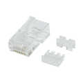 RJ45 modulaire plug Cat6A UTP voor massief en soepele draden 50 stuks