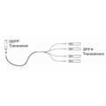 OS2 MTP (F) fan-out, 8V naar LC simplex, 20m