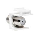 Keystone coupler F-Type female > F-Type female, 17mm width