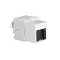 Keystone Jack Cat.6A UTP dust cap type, 15 mm 22-26 AWG