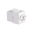 Keystone Jack Cat.6A UTP dust cap type, 15 mm 22-26 AWG