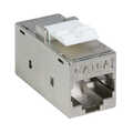 Keystone coupler Cat.6A STP, 2xRJ45, SlimLine