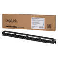 Cat.6 Patch Panel 24-Port UTP, 180° punch down