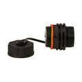 Cat.6A outdoor bulkhead coupler 2 x RJ45, IP68