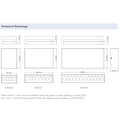 Consolidation point box  4-port, desk/wall/rail mounting, grey
