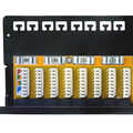Cat.6A Patch Panel 24-Port UTP, 1U, 90° IDC