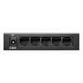 Desktop Gigabit Ethernet Switch 5-port, metal case, black