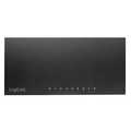 8-ports Gigabit desktop network switch, metal case, black