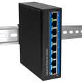 Industrial Fast Ethernet PoE switch, 8-port, 10/100 Mbit/s