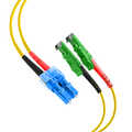 Duplex Patchcable E2000®/APC-LC G657A 3,0mm yellow 9/125µm
