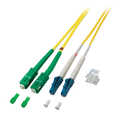 Duplex Glasvezel Patchkabel LC-upc / SC-APC 8gr 9/125 OS2, 2mm, 40m