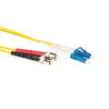 Duplex Glasvezel Patchkabel LC-ST 9/125 OS2, 7,5m