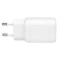 USB-C charger, 100 W, GaN, 2-port, 2x USB-C (PD),  White