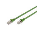 DIGITUS CAT 6A S/FTP Patchkabel, PUR (TPU) 1M Groen