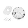 Smoke detector with replaceable zinc carbon battery, 1 year battery