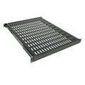 Heavy duty shelf for racks with a depth of 1200mm, black