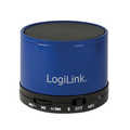 Bluetooth speaker with MP3 player and FM radio, blue