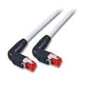 Cat.6A TM21 Patch Cable S/FTP 90gr. Angled, Wit, 3 Mtr.