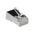 RJ45 Cat5e FTP connector, voor masssieve aders, per stuk