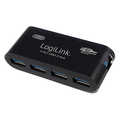 LogiLink USB 3.0 Hub, 4-Port, Black
