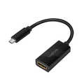 USB converter, USB-C male to HDMI female (DP Alt Mode), 4K 60Hz black, 0,2m