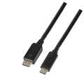 USB-C male to DisplayPort 1.2 male, 1.8m