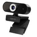 Webcam, USB 2.0, HD 1280x720, 60 degree, black