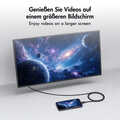 USB 3.2 Gen1 Type-C cable, C/M to VGA/M, 1080p/60 Hz, black , 3 m