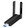 WLAN 802.11ax, WI-FI 6E, 3000Mbit/s USB 3.0 Adapter, w/ antenna