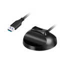 WLAN 802.11ax , WI-FI 6E, 3000Mbit/s USB 3.0 Adapter, w/antenna and base