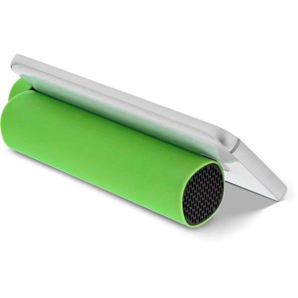 Naar omschrijving van 01472G - InLine USB Soundbank PowerBank 2.200mAh with Speaker and LED indicator, green