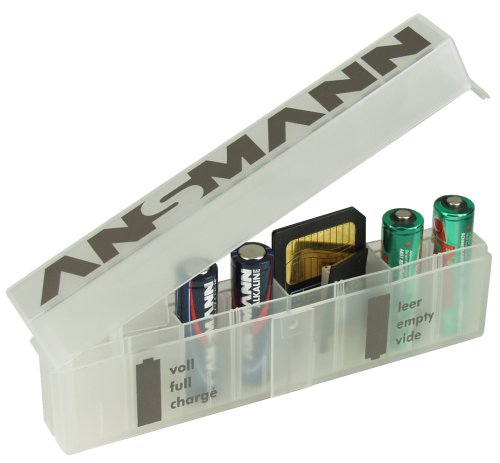 Naar omschrijving van 01060 - Ansmann Batteriebox fur max 8 Zellen und/oder Speichermedien (4000033)