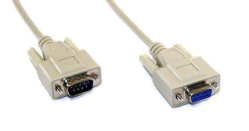 Naar omschrijving van 12232 - InLine Seriële kabel,  gegoten, DB9M/V, 1:1, 2m, beige