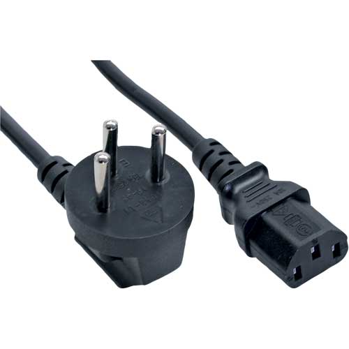 Naar omschrijving van 16653S - InLine Voedingskabel,  netstekker Israël naar IEC connector, 3m