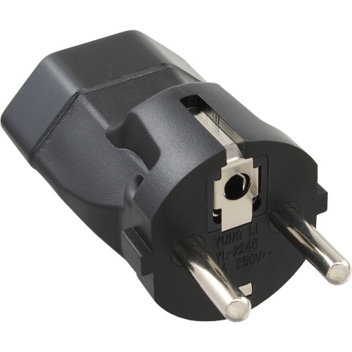 Naar omschrijving van 16702E - InLine Travel Adapter Type F German to Type J Switzerland