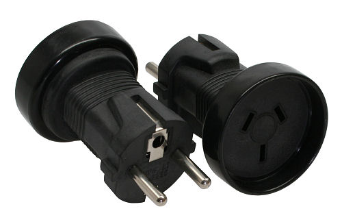 Naar omschrijving van 16703A - InLine Travel Adapter Type F to I German to Australia + Argentina + NZ