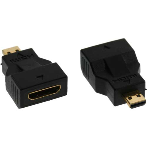 Naar omschrijving van 17690C - InLine  HDMI Adapter, HDMI C Female naar HDMI D Male, vergulde contacten