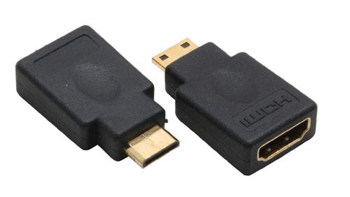 Naar omschrijving van 17690G - InLine HDMI adapter,  HDMI A Female naar HDMI C Male, vergulde contacten