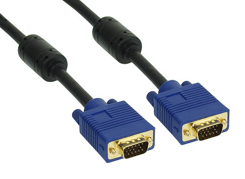 Naar omschrijving van 17710S - InLine S-VGA kabel,  Premium, zwart, 15HD M/M, 3m