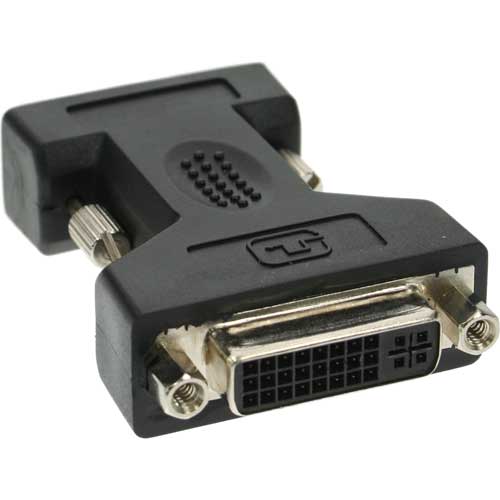 Naar omschrijving van 17790 - InLine DVI-A adapter,  DVI 24+5 Female naar HD15 Male