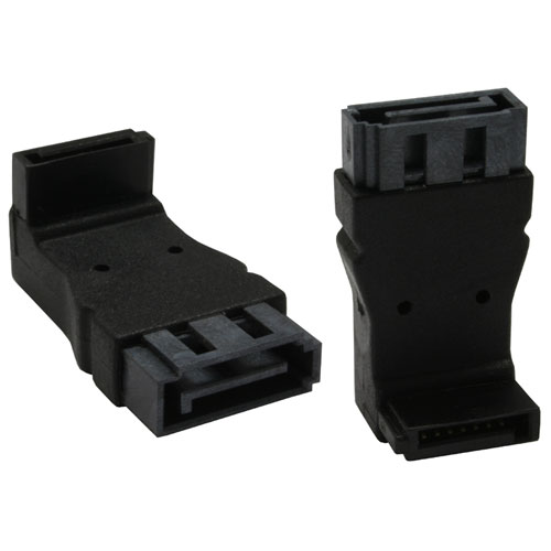 Naar omschrijving van 27700C - InLine SATA adapter stekker/socket,  haaks boven, voor adapteren