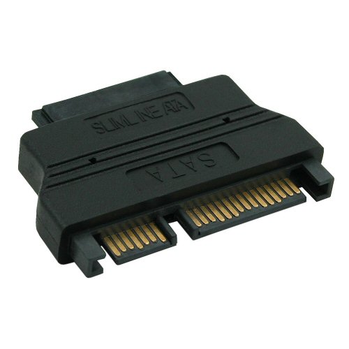 Naar omschrijving van 29611 - InLine SATA adapter,  SATA 22-pins PCB-zijde naar Slimline SATA 13-pins kabelzijde