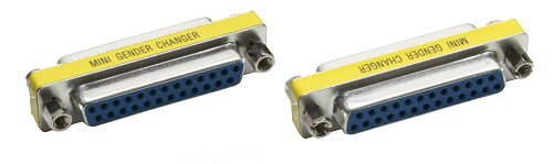 Naar omschrijving van 31124 - InLine Mini Gender Changer,  25-pins D-Sub socket/socket