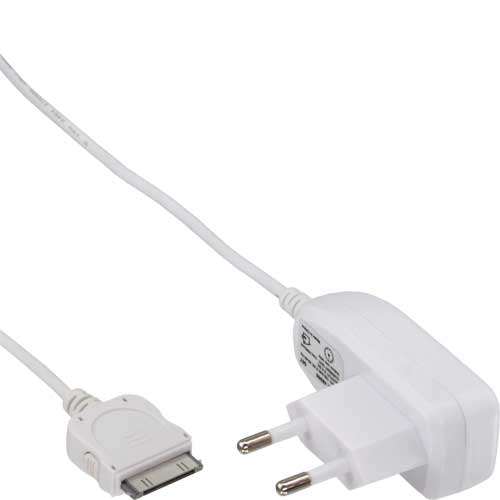 Naar omschrijving van 31526A - iPhone 3G/3Gs/4/4S power supply Power Adapter, 100-240V -> 5V, 1000mA, white