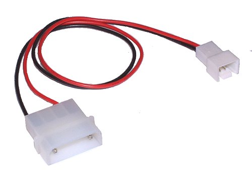 Naar omschrijving van 33007 - InLine Ventilator adapterkabel,  12V --> 7V , 0.3m