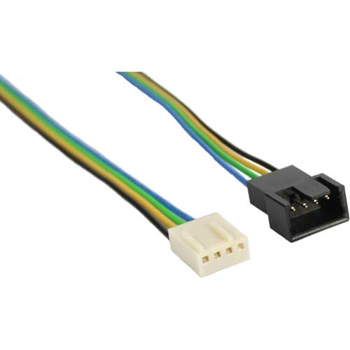 Naar omschrijving van 33328D - InLine Ventilatorkabel verlengsnoer,  4-pins Molex stekker/socket, lengte 70cm