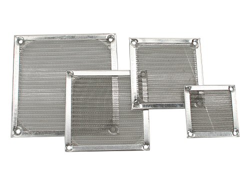 Naar omschrijving van 33378A - InLine Ventilatorrooster,  aluminium filter, 80x80mm