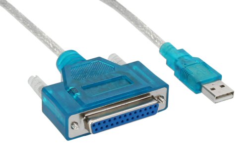 Naar omschrijving van 33397I - InLine USB printerkabel,  USB AM naar DB25F, 1.8m