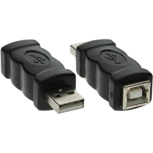 Naar omschrijving van 33443 - InLine USB 2.0 adapter,  stekker A naar socket B
