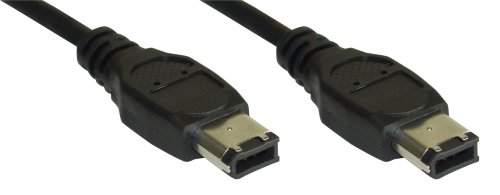 Naar omschrijving van 34055 - InLine FireWire kabel,  IEEE1394 , 6-pins jack/jack, 0.5m
